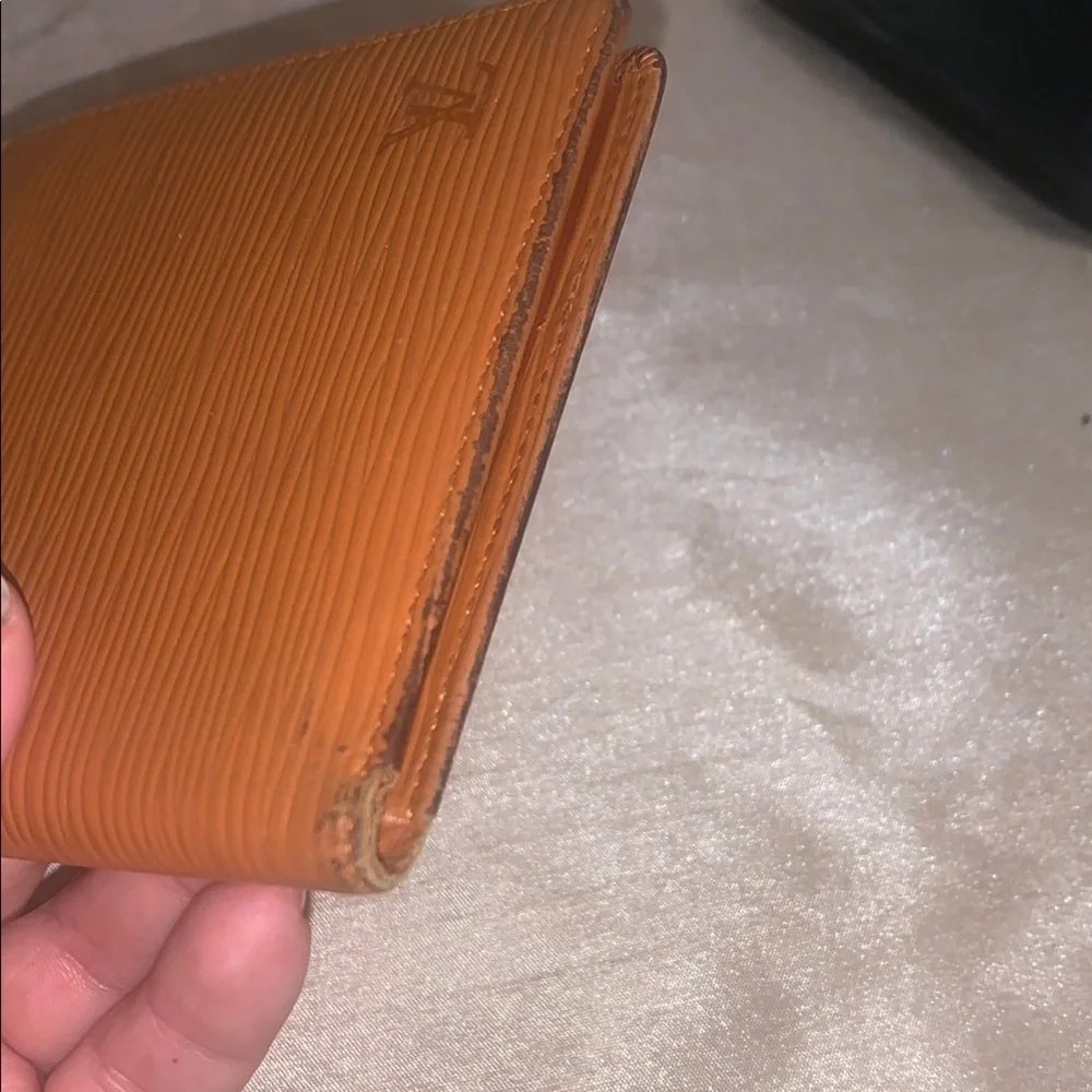 Louis Vuitton Brown EPi Leather Wallet EUC Authentic